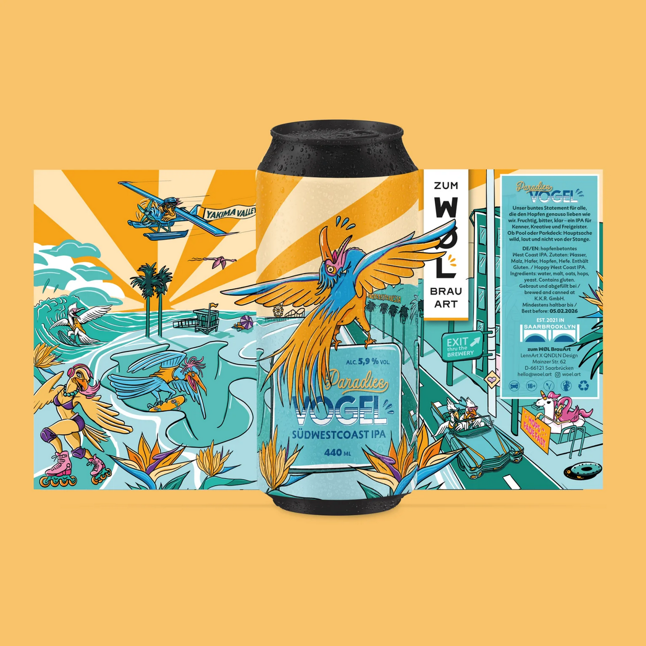 'Paradisvogel 2' Südwestcoast IPA